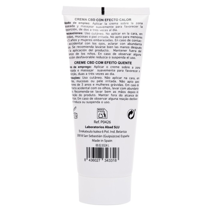 Crema CBD Efecto Reconfortante y Bienestar