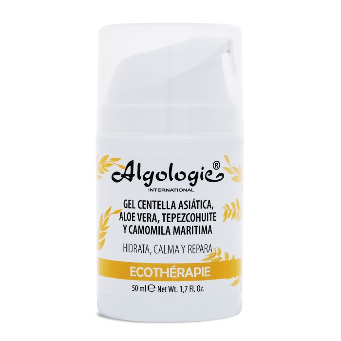 Gel Centella Asiática Aloe Vera Tepezcohuite y Camomila Marítima